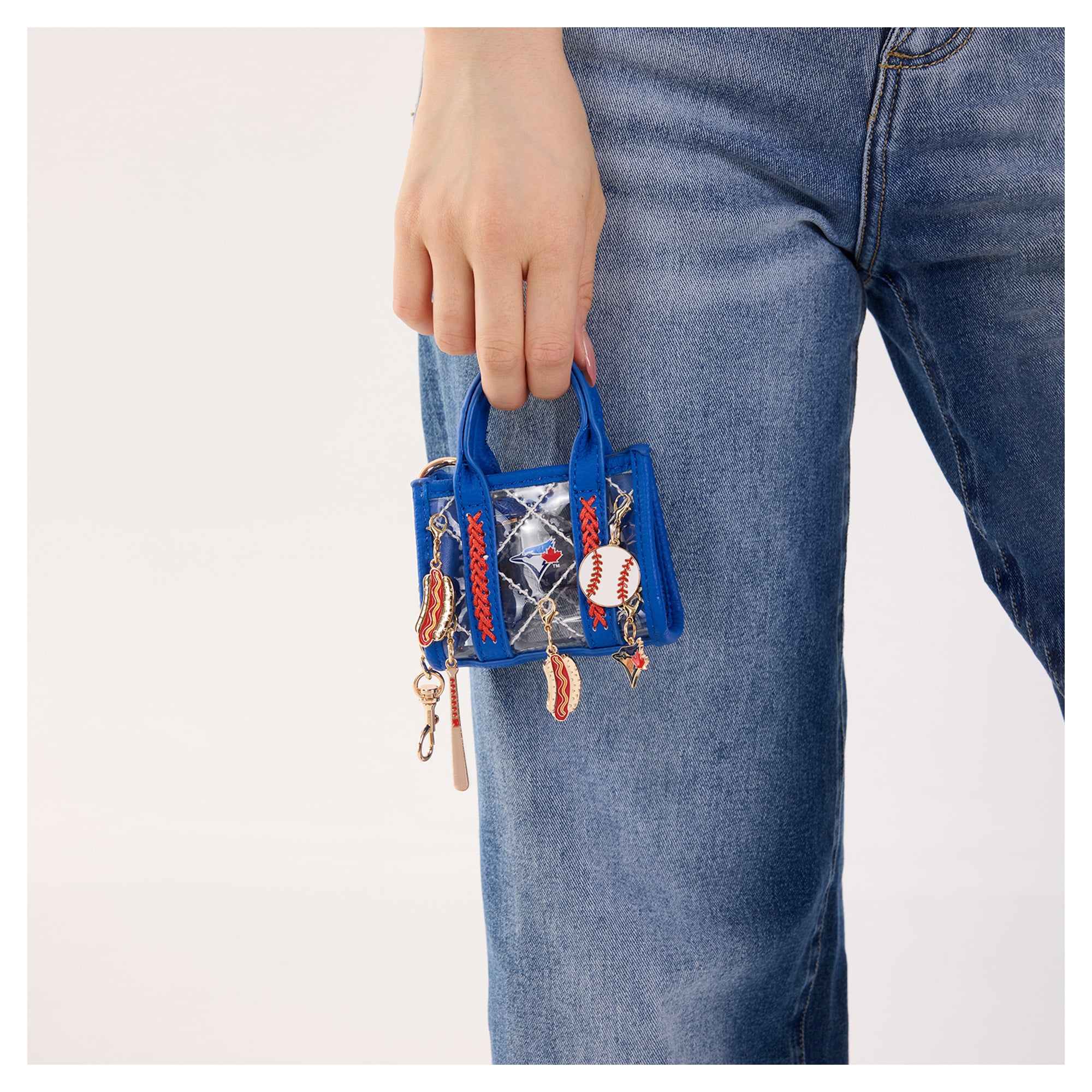 Montana West Toronto Blue Jays Clear Bag Charm