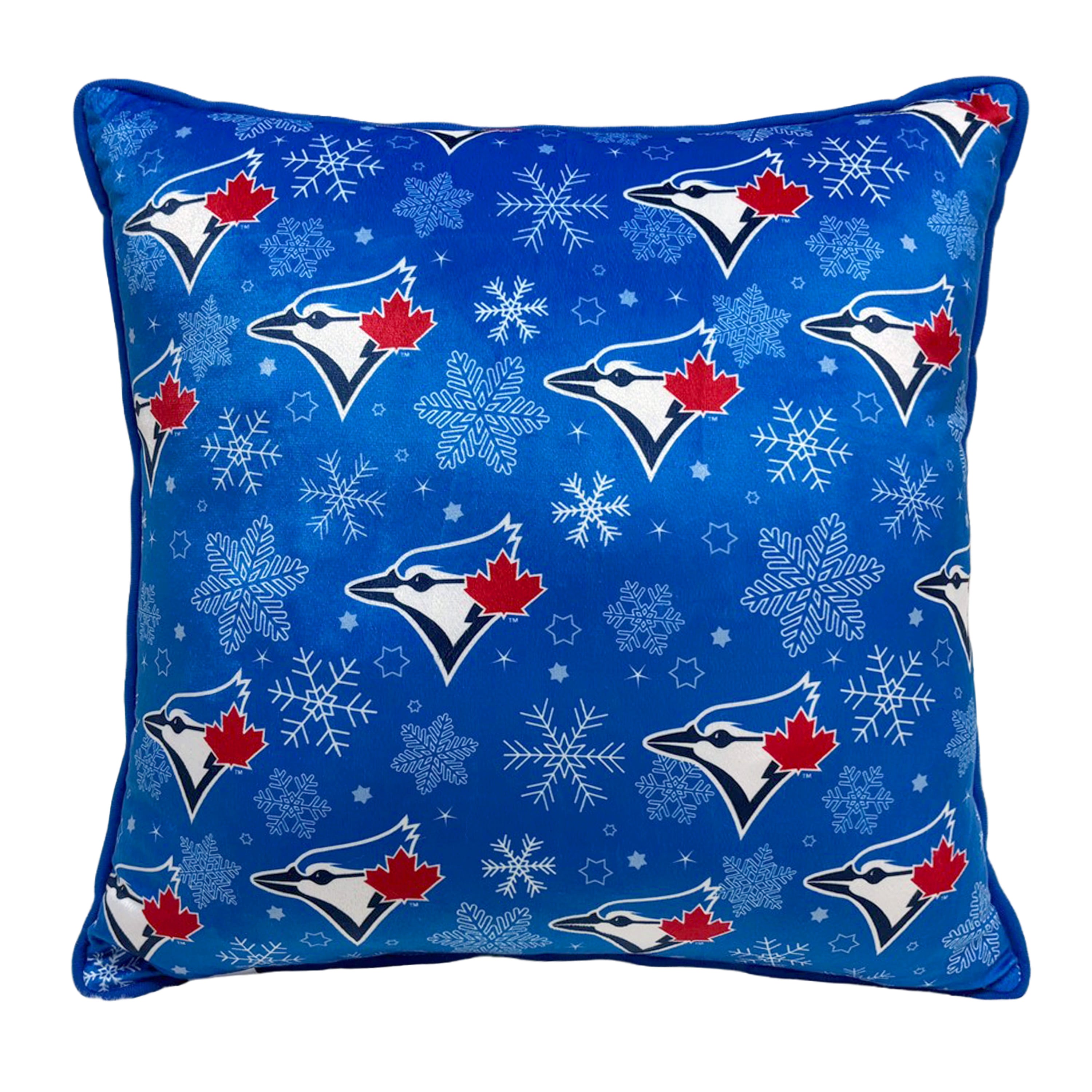Coussin décoratif de gnome de Noël Nemcor Toronto Blue Jays 18 po x 18 po