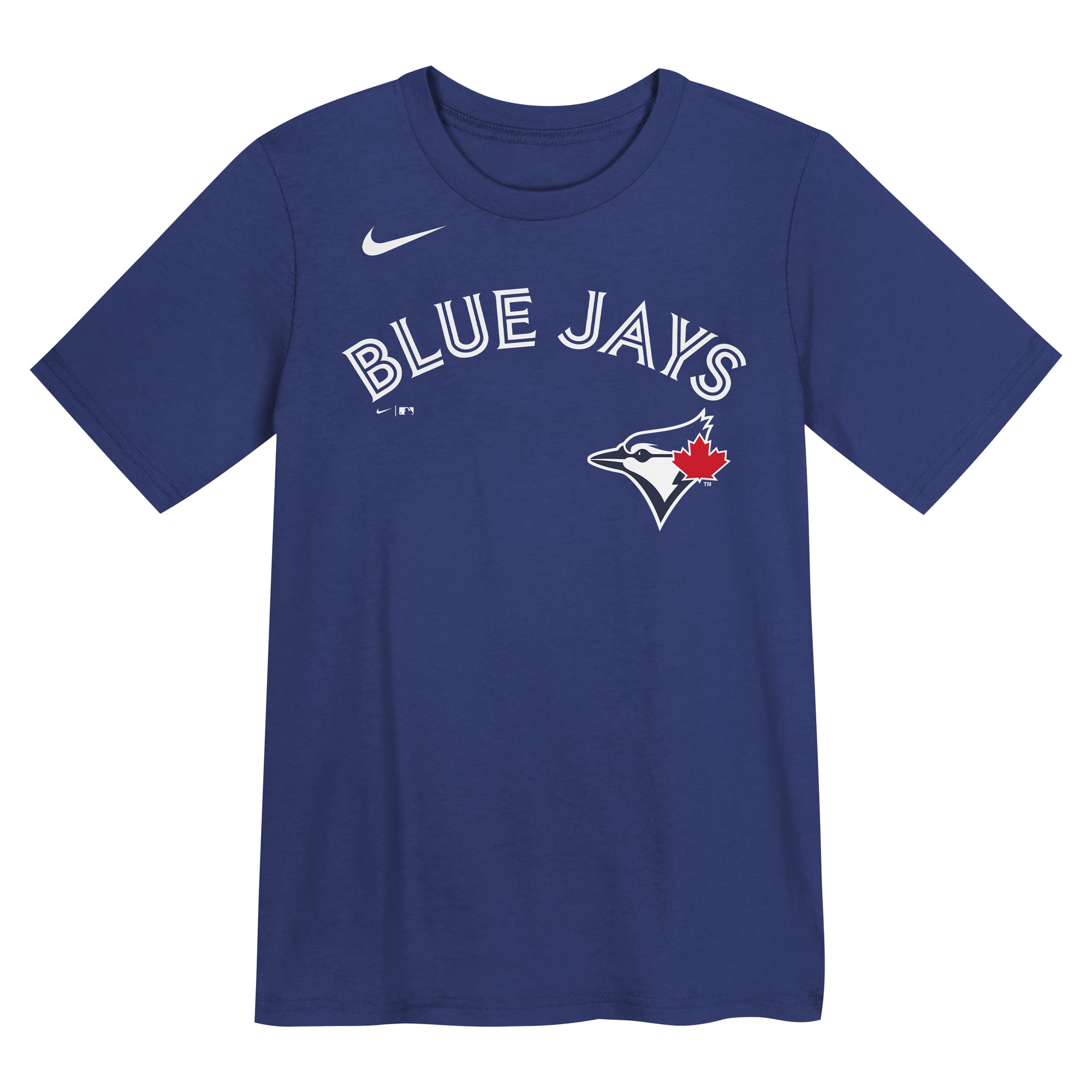 T-shirt Nike Royal Toronto Blue Jays pour enfants d'âge préscolaire avec nom et numéro