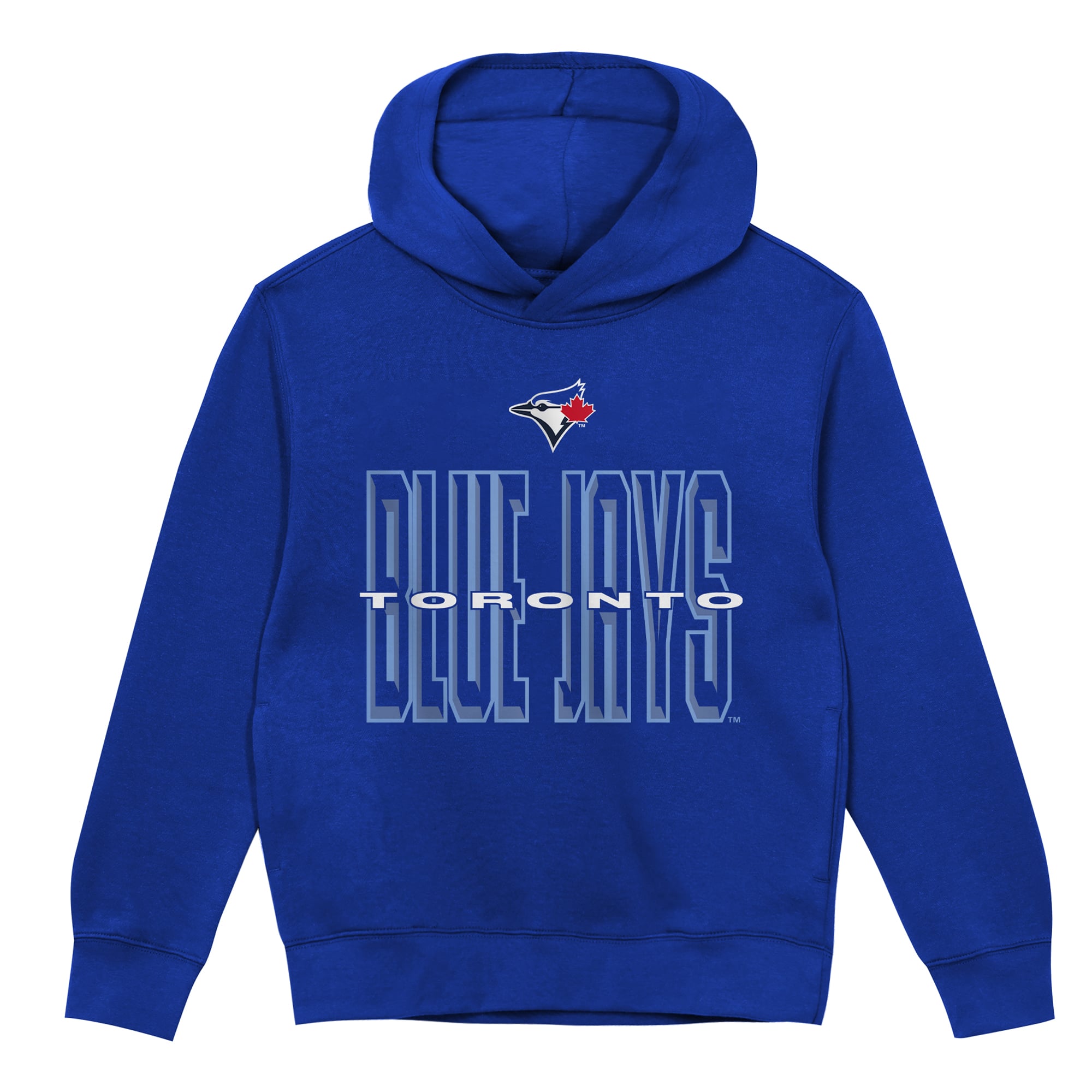 Sweat à capuche polaire Outerstuff Royal Toronto Blue Jays Field General pour enfants d'âge préscolaire