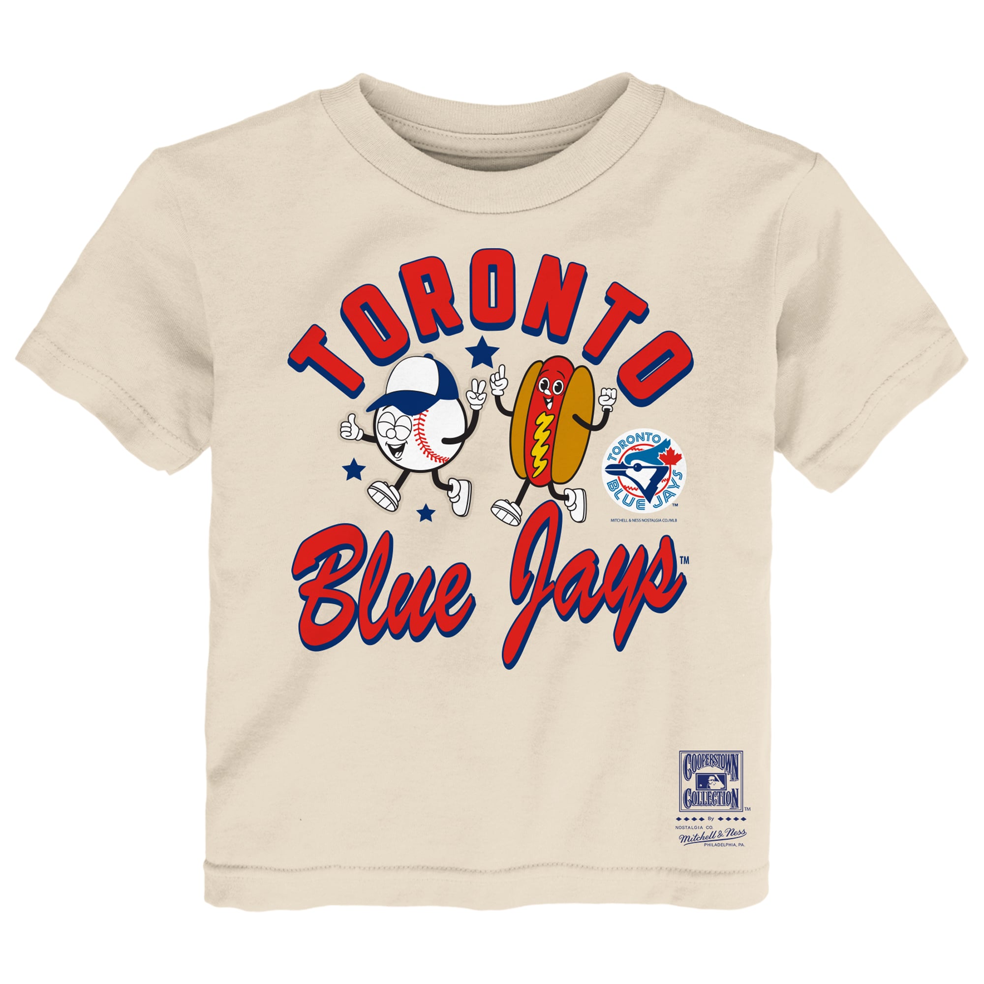 T-shirt Mitchell & Ness Natural Toronto Blue Jays pour tout-petits