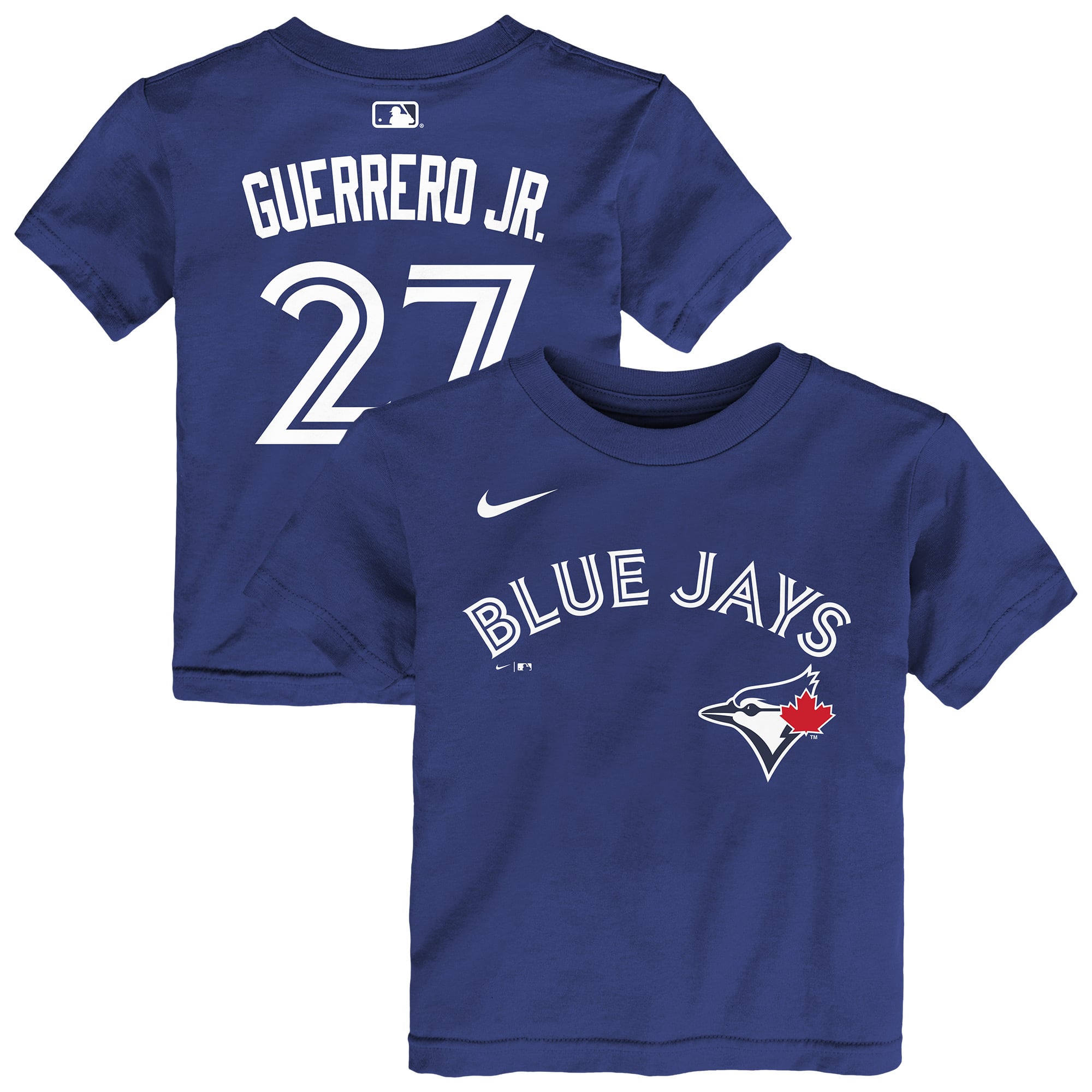Toddler Nike Vladimir Guerrero Jr. Royal Toronto Blue Jays Name & Number T-Shirt