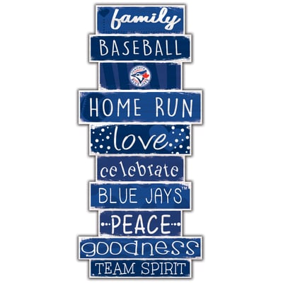 Toronto Blue Jays 5'' x 24'' Celebrations Stack Sign