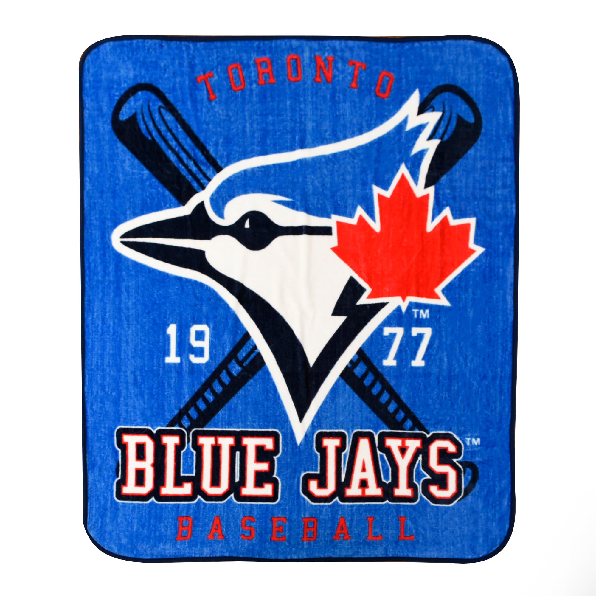 Jeté numérique en peluche 1 épaisseur Toronto Blue Jays 50'' x 60''