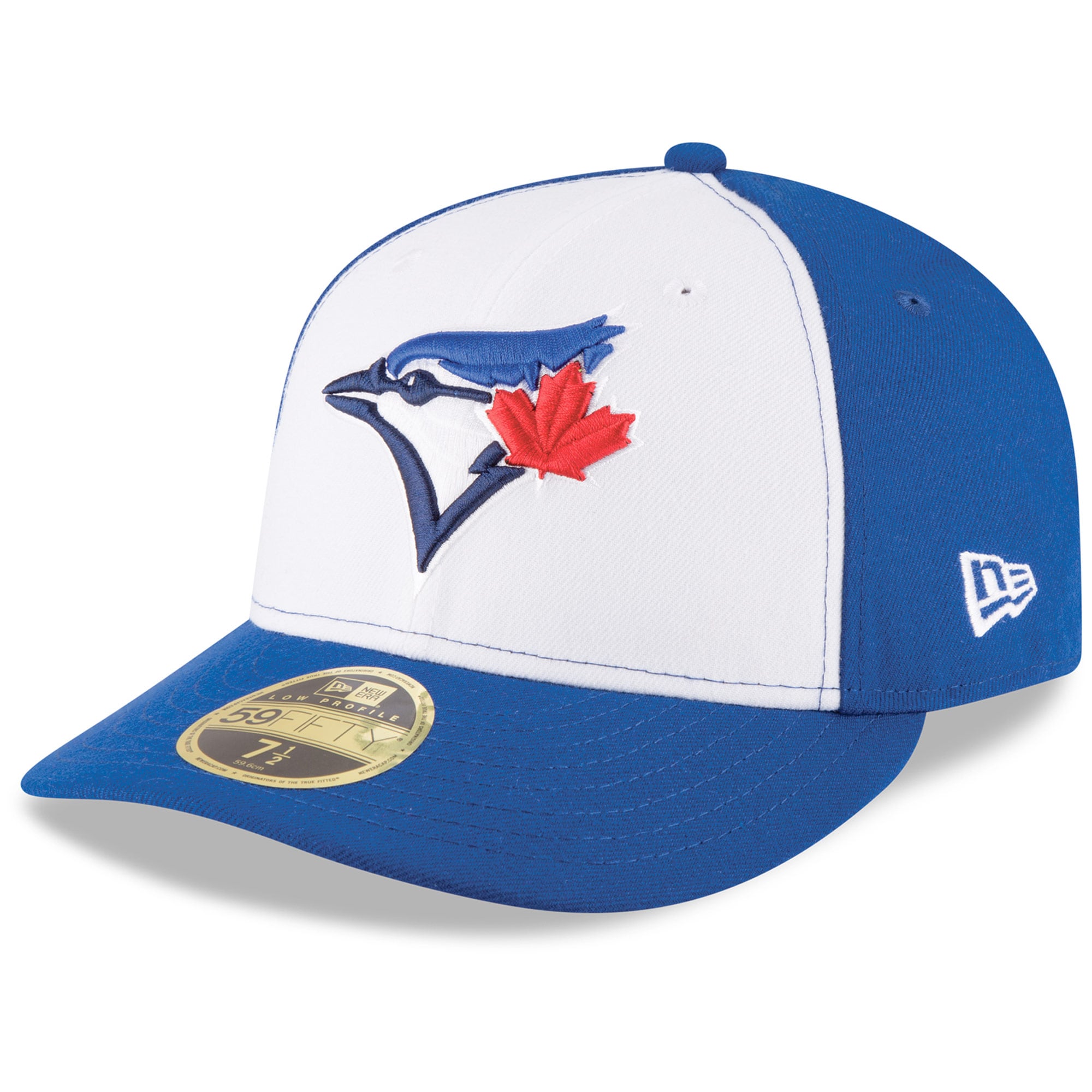 Toronto Blue Jays New Era Alternate On-Field Low Profile 59FIFTY - Fitted Hat White/Royal