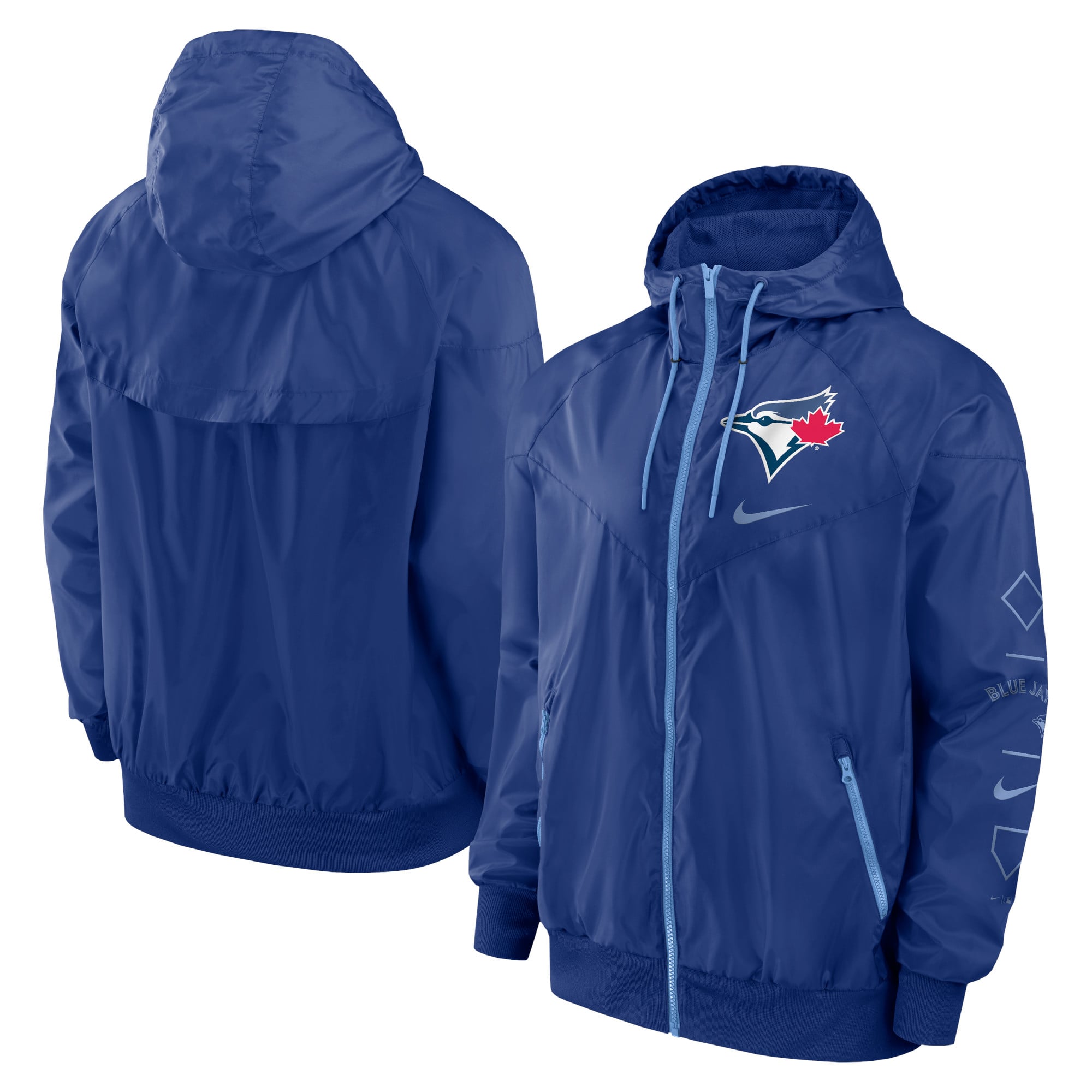 Toronto Blue Jays Nike Team Runner Windrunner Jacket - Mens