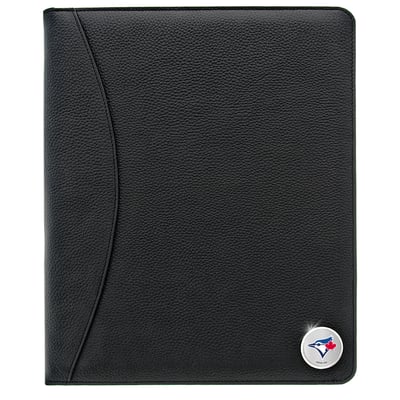 Toronto Blue Jays Zippered Leather Portfolio