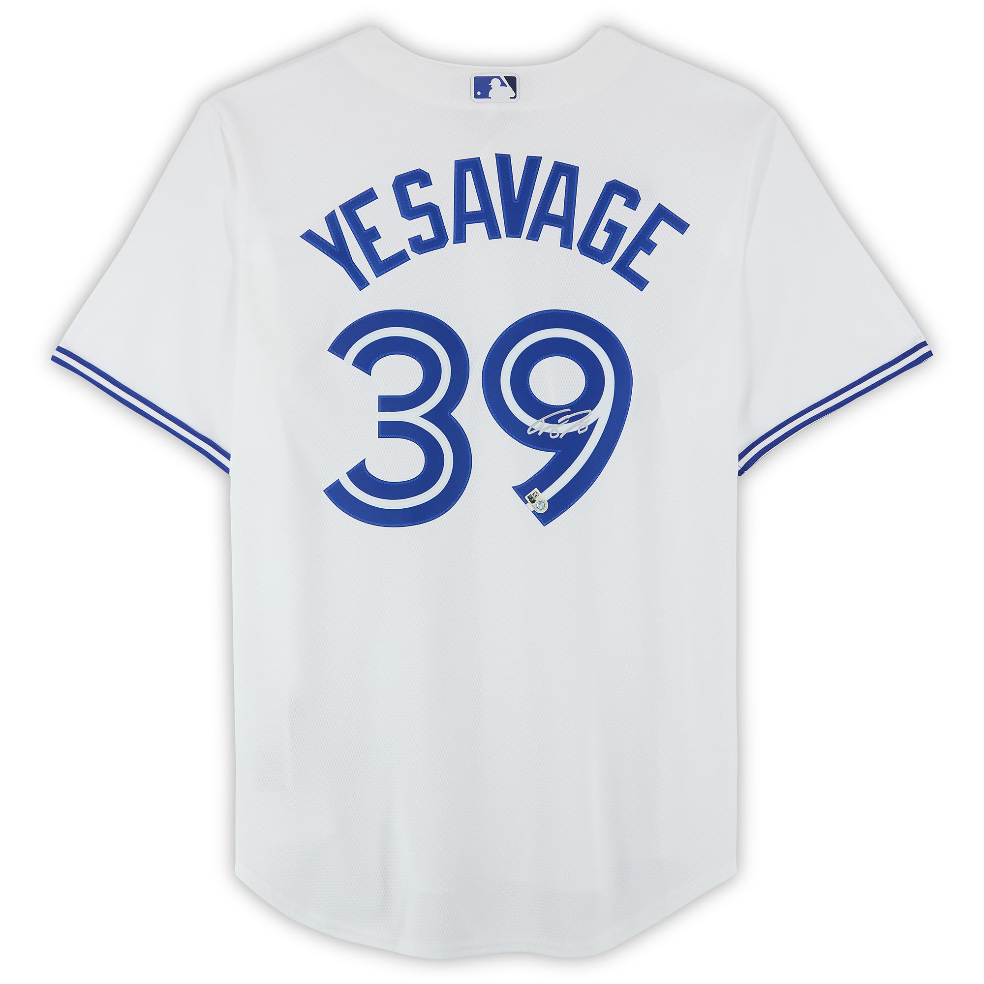 Trey Yesavage Toronto Blue Jays Autographed White Nike 2026 Replica Jersey