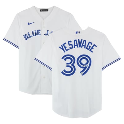 Trey Yesavage Toronto Blue Jays Autographed Fanatics Authentic White Nike 2026 Replica Jersey