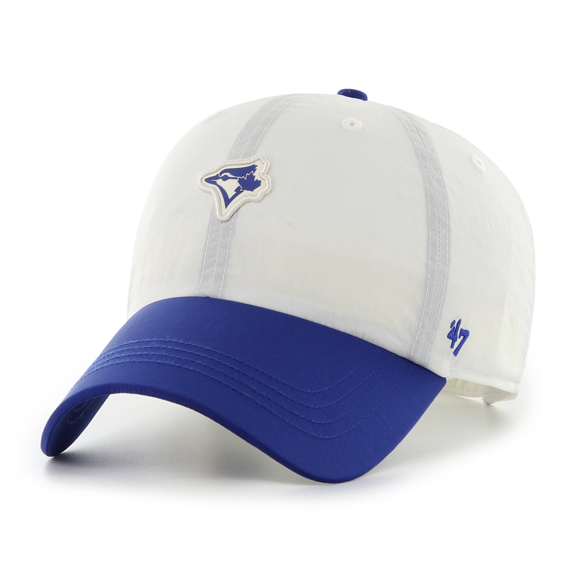 Casquette unisexe ajustable '47 blanche/bleu roi des Blue Jays de Toronto Modernia Clean Up
