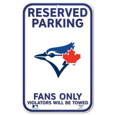 Toronto Blue Jays WinCraft 11" x 17" Plastic Sign