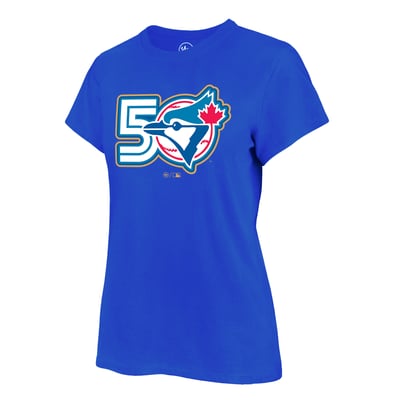 Toronto Blue Jays '47 Women's 50th Season T-Shirt - Royal