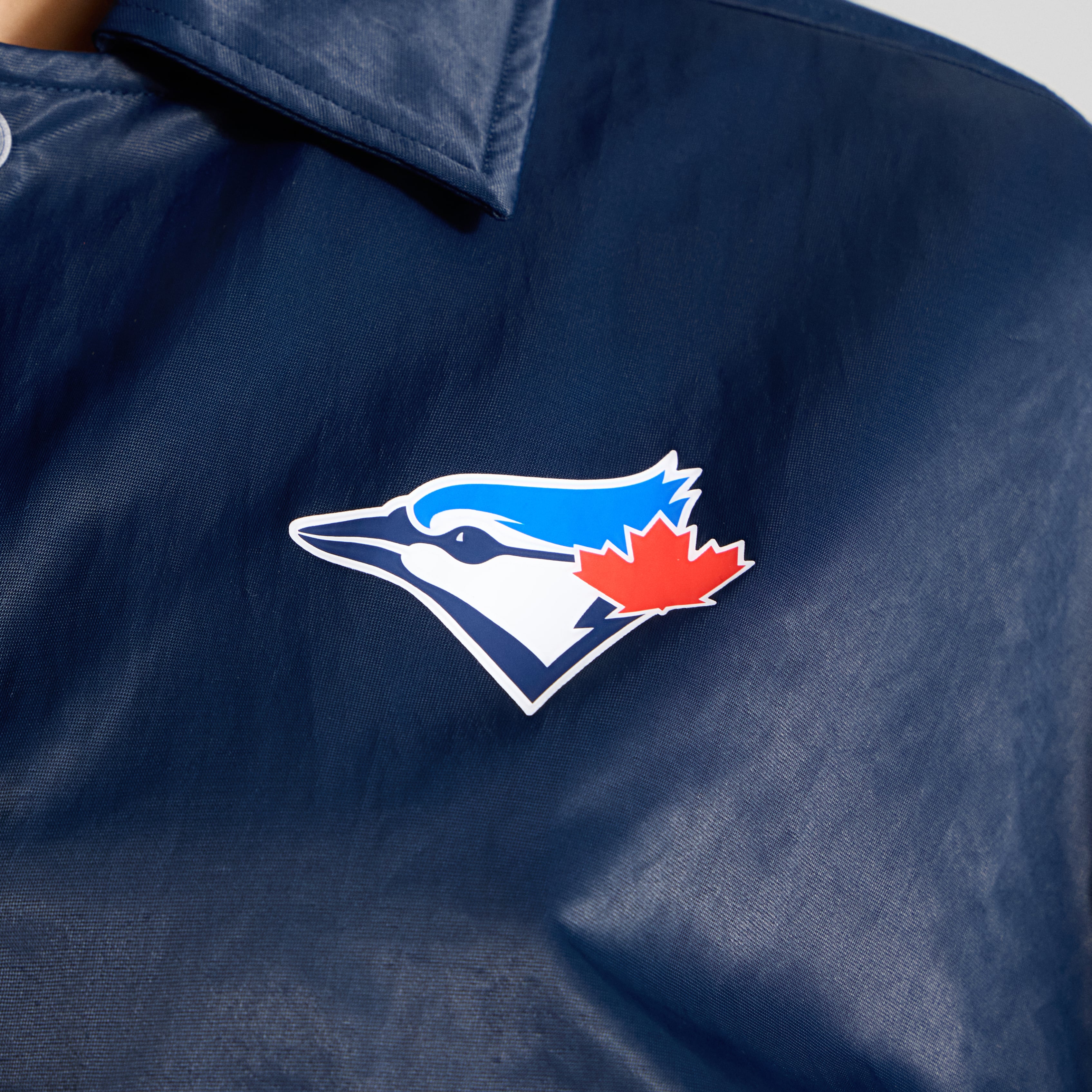 Veste d'entraîneur lululemon True Navy pour femmes, motif Blue Jays de Toronto