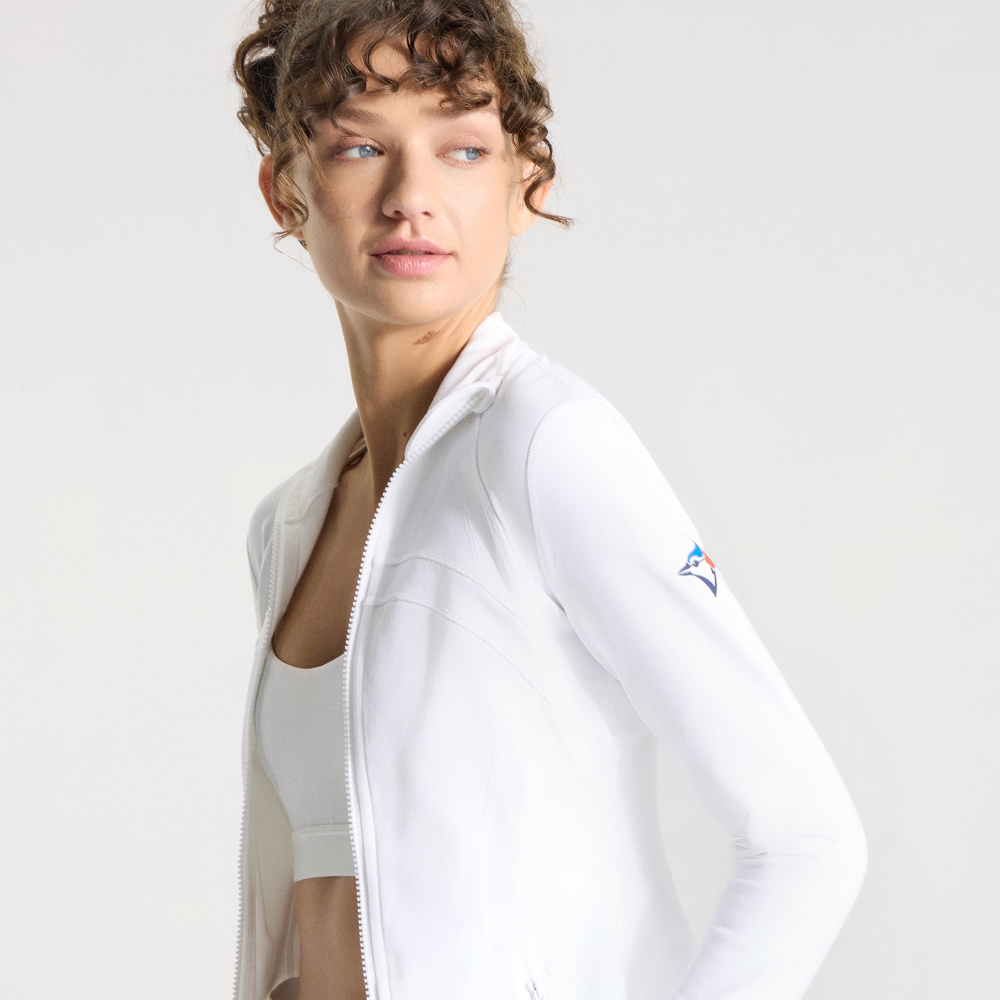 Veste Define blanche pour femmes lululemon Toronto Blue Jays *Luon™