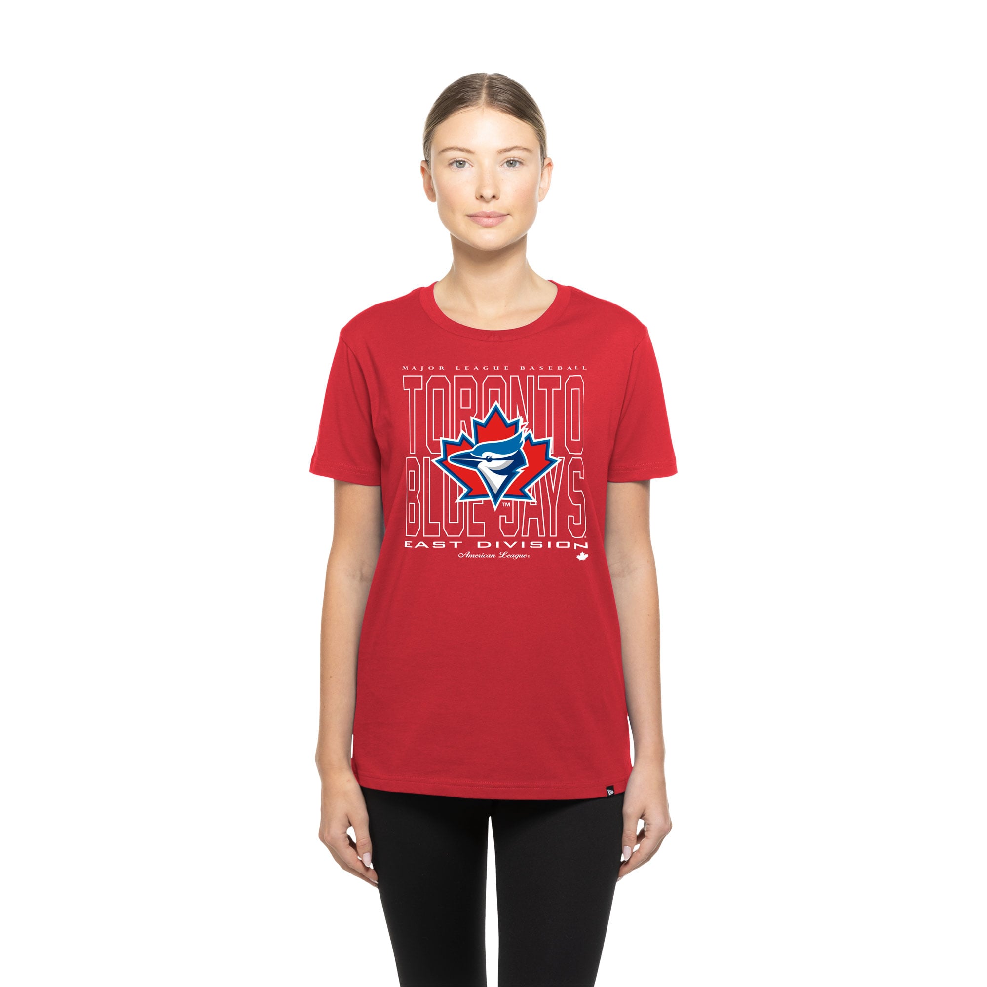 Women's New Era Red Toronto Blue Jays Graphic T-Shirt