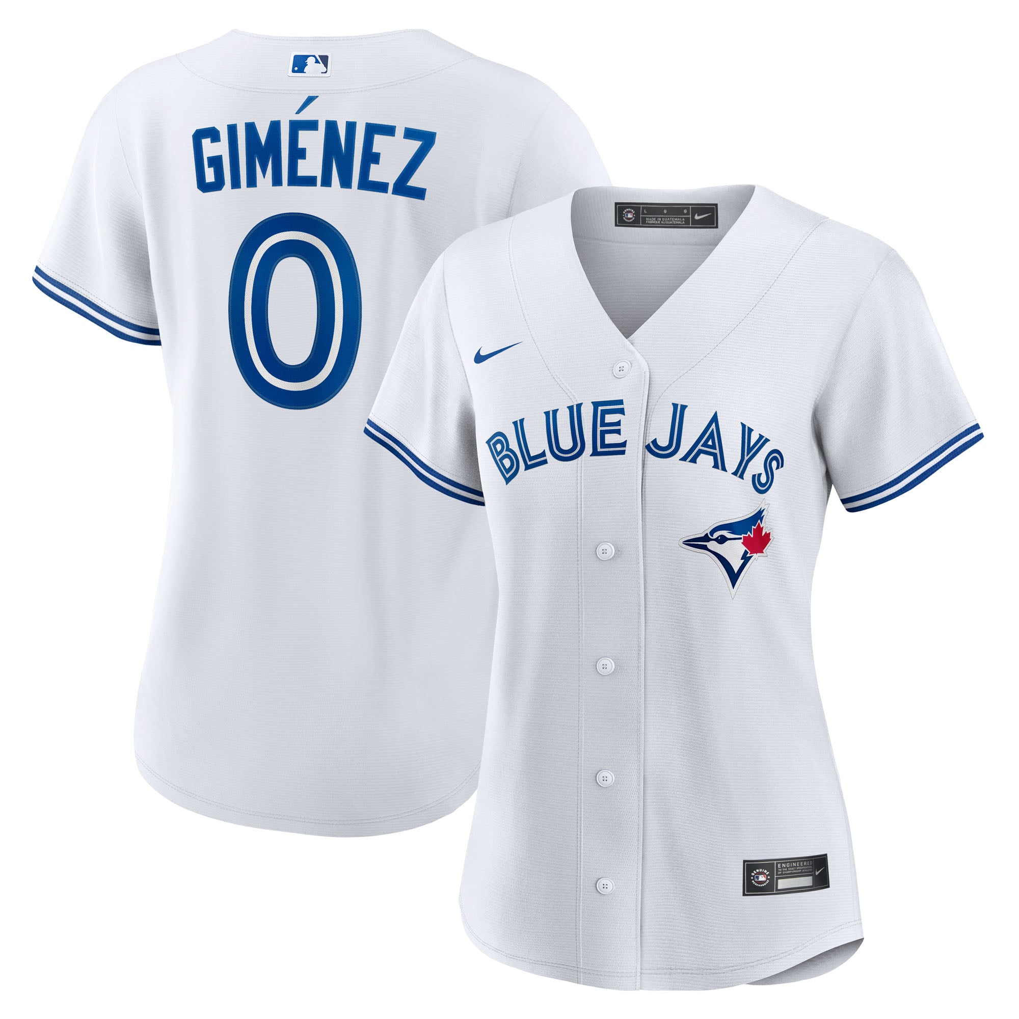 Women's Nike Andrés Giménez White Toronto Blue Jays Home Replica Jersey