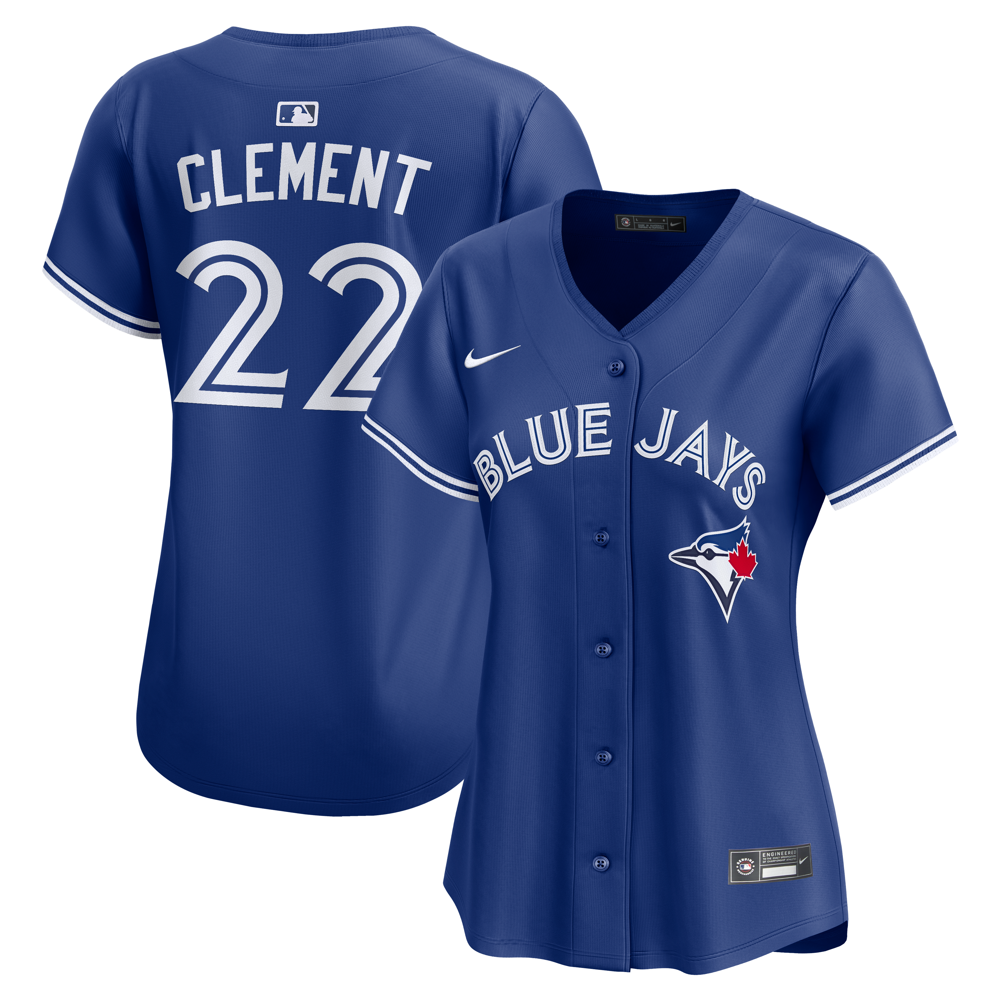 Women's Nike Ernie Clement White Toronto Blue Jays Home Limited Jersey
