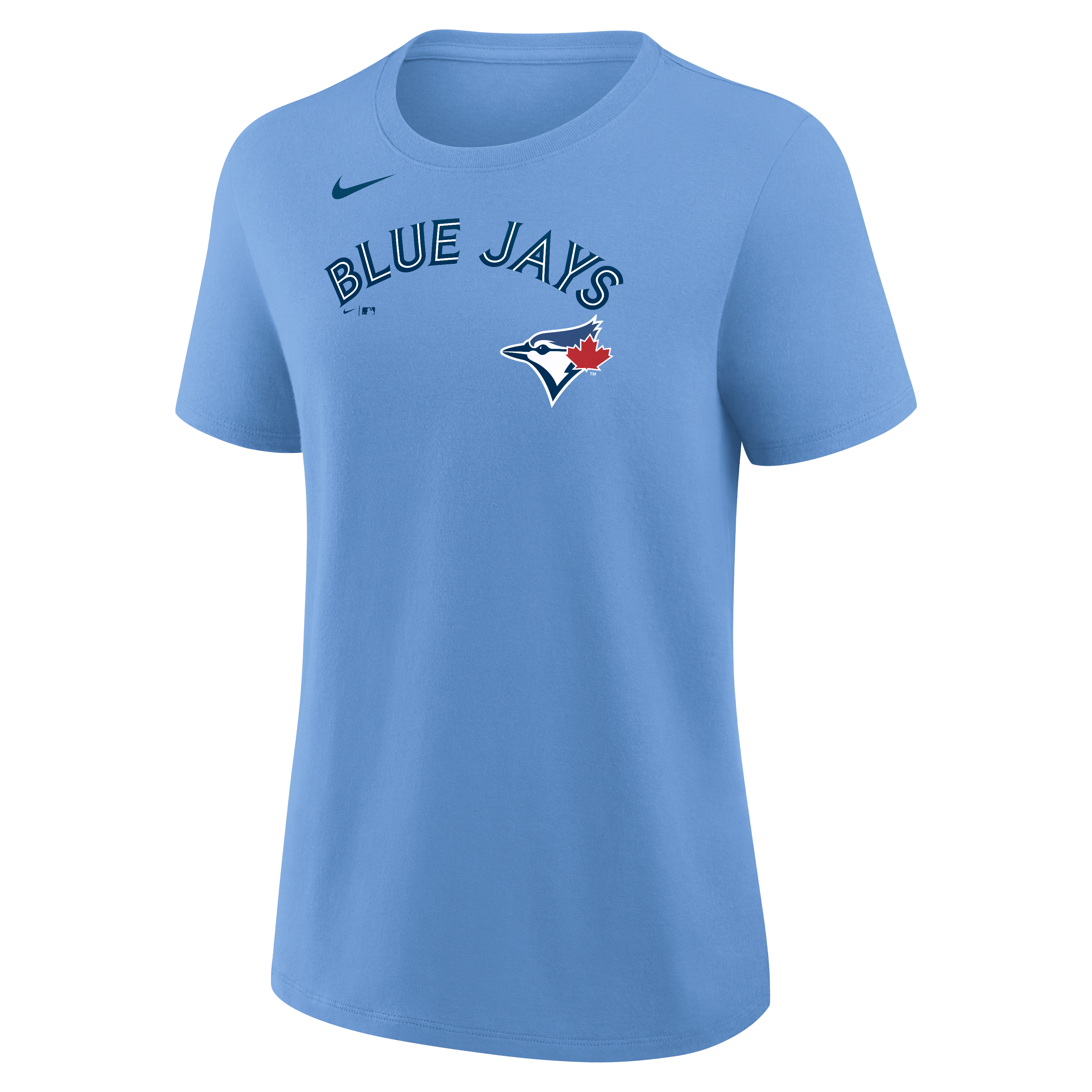 Women's Nike George Springer Powder Blue Toronto Jays Name & Number T-Shirt