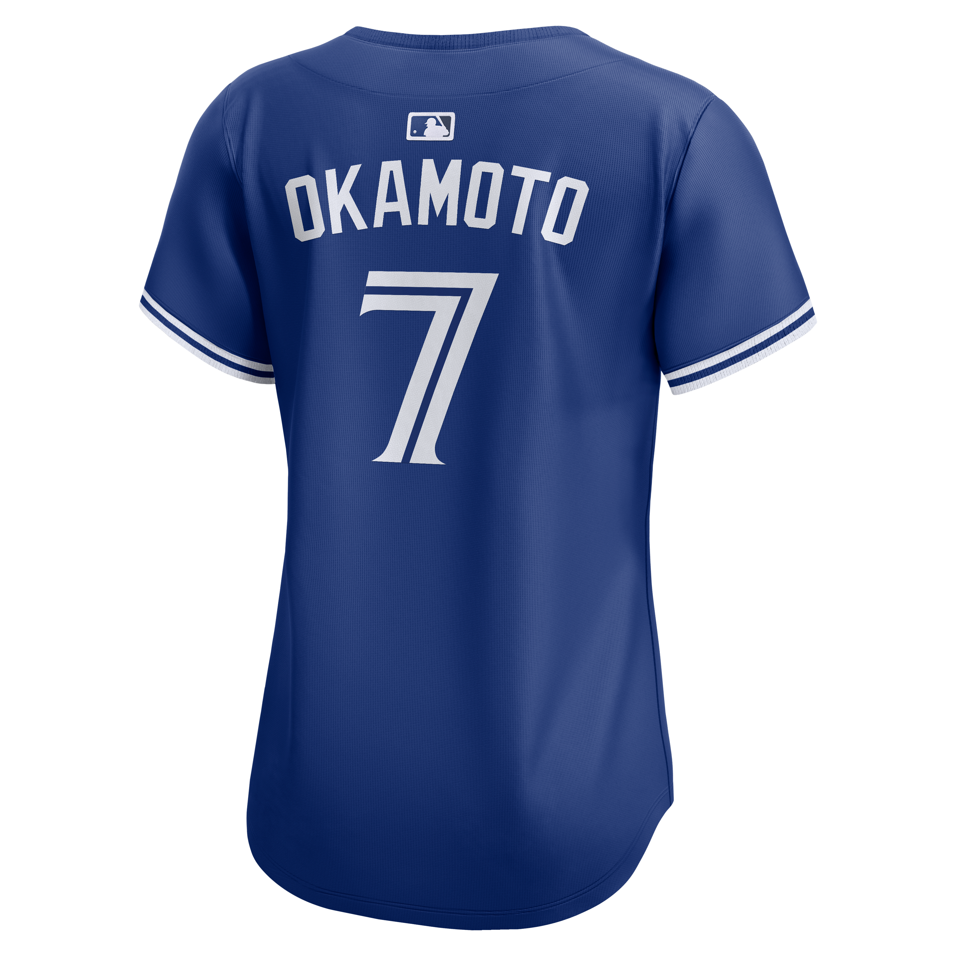 Maillot domicile Nike Kazuma Okamoto blanc des Blue Jays de Toronto (édition limitée) pour femmes