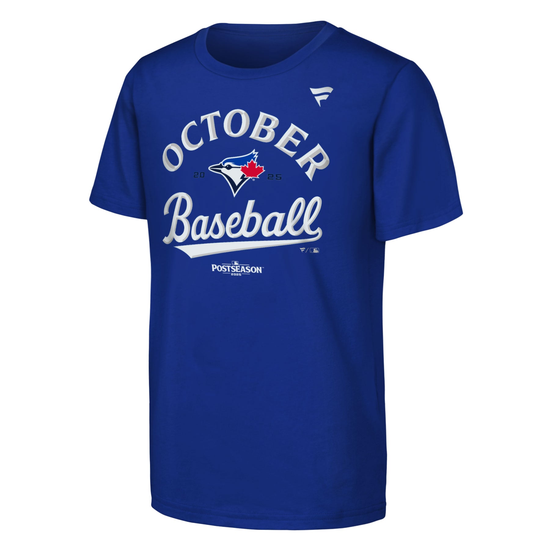 T-shirt Youth Fanatics Royal Toronto Blue Jays 2025 MLB Postseason Vestiaire