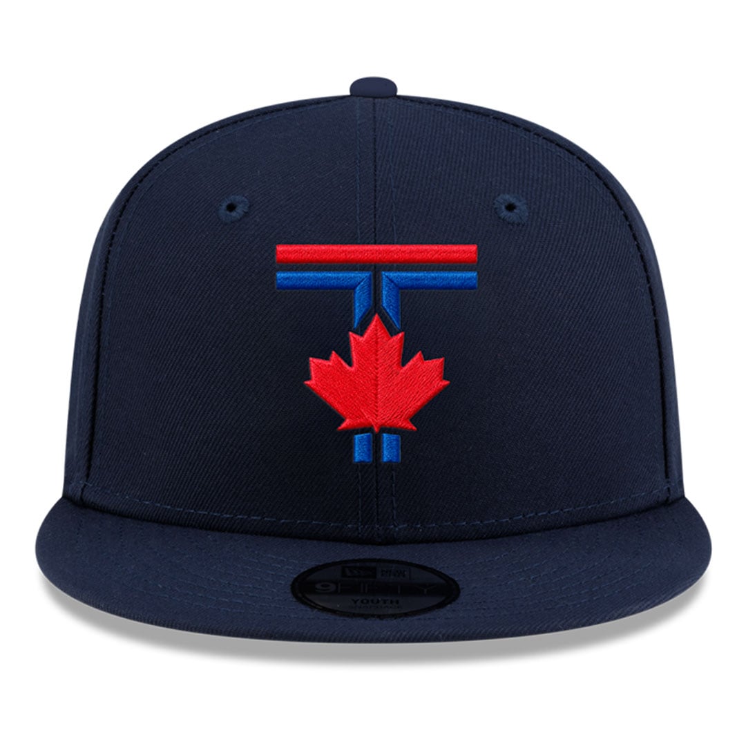 Casquette snapback New Era City Connect 9FIFTY bleu marine pour jeunes des Blue Jays de Toronto