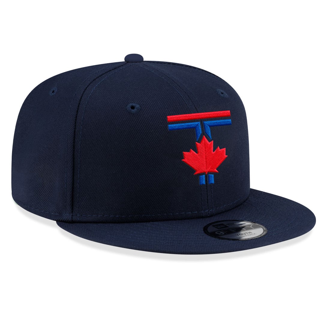 Casquette snapback New Era City Connect 9FIFTY bleu marine pour jeunes des Blue Jays de Toronto