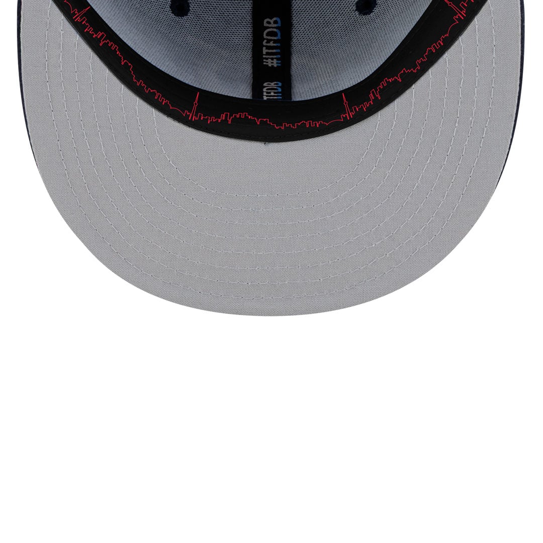 Casquette snapback New Era City Connect 9FIFTY bleu marine pour jeunes des Blue Jays de Toronto