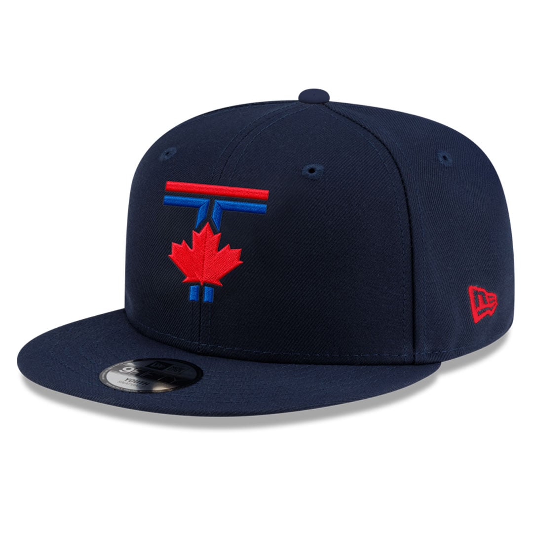 Casquette snapback New Era City Connect 9FIFTY bleu marine pour jeunes des Blue Jays de Toronto