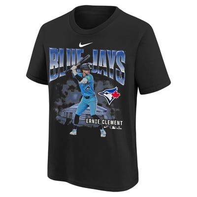 Ernie Clement Toronto Blue Jays Nike Youth Oversized Player T-Shirt - Black