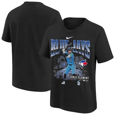 Ernie Clement Toronto Blue Jays Nike Youth Oversized Player T-Shirt - Black
