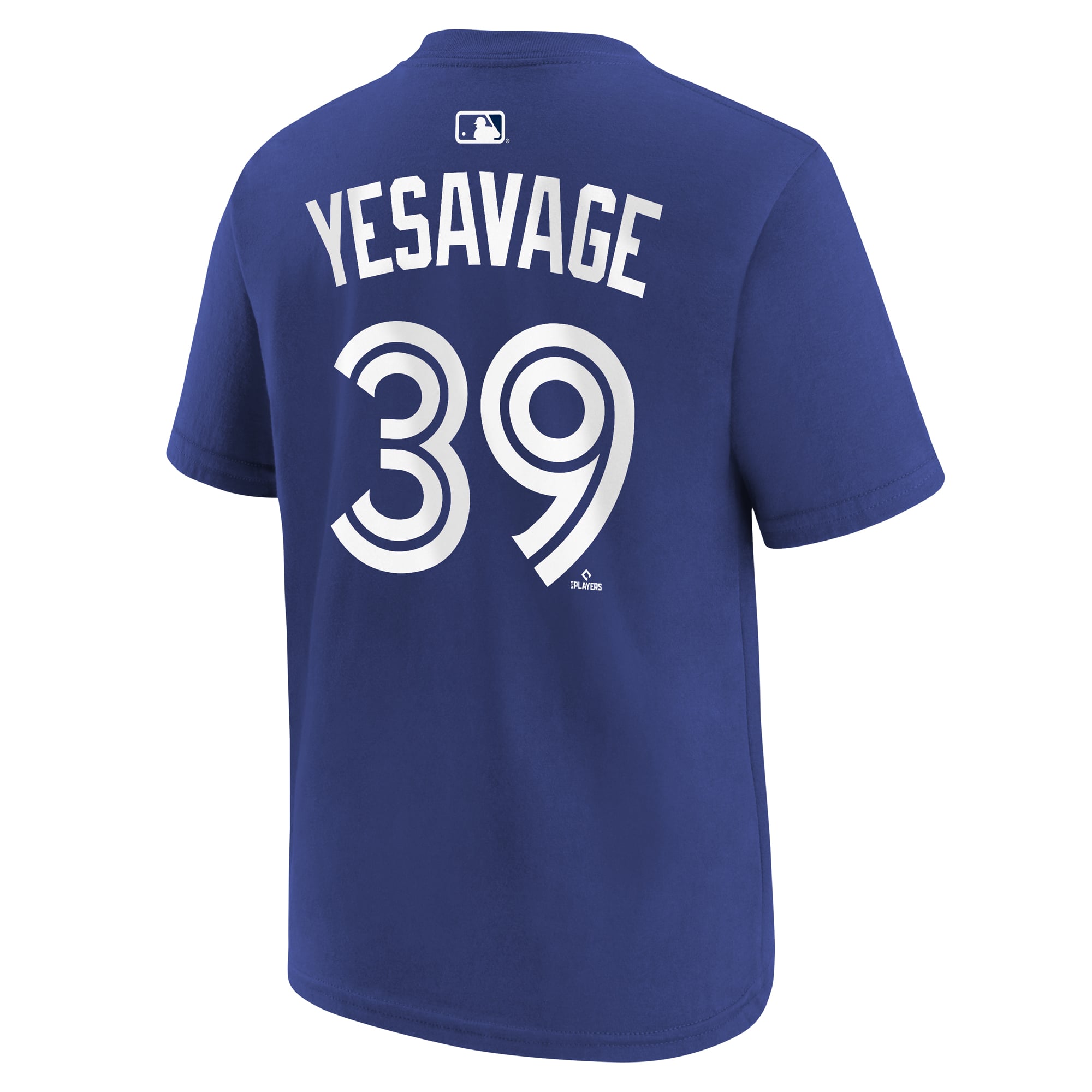 Youth Nike Trey Yesavage Royal Toronto Blue Jays Name & Number T-Shirt