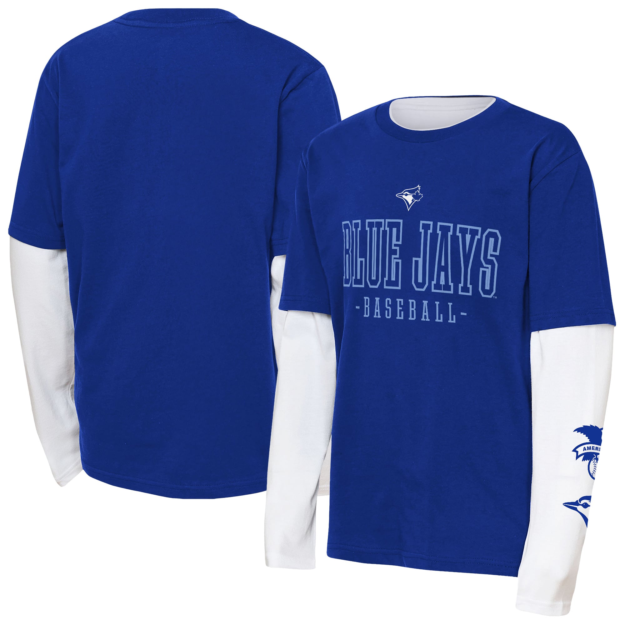 Youth Outerstuff Blue Toronto Jays 3-in-1 Score Combo T-Shirt Set