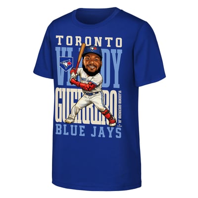 Vladimir Guerrero Jr. Toronto Blue Jays Outerstuff Youth Caricature Clash T-Shirt - Royal
