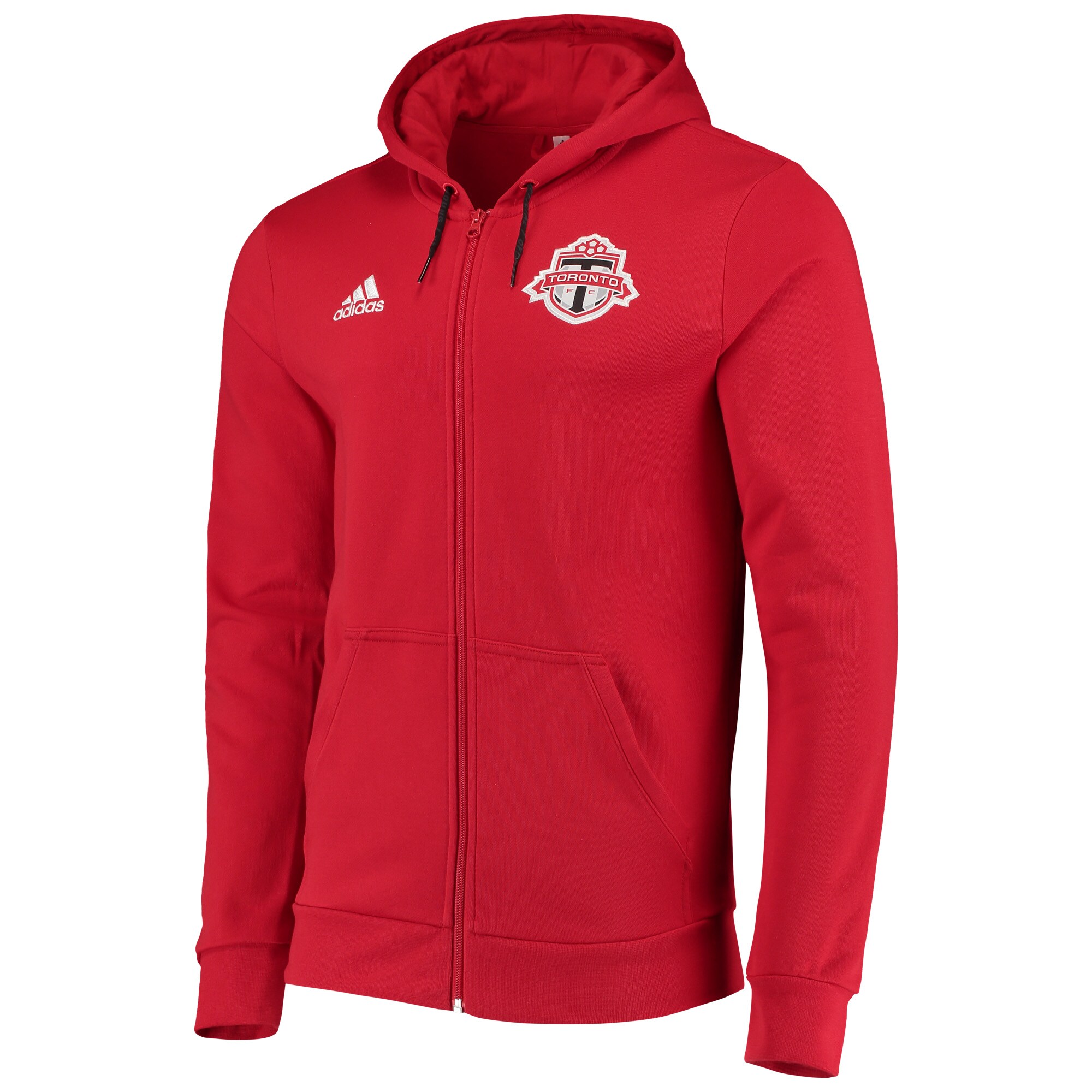 Men s adidas Red Toronto FC 2019 Full Zip Travel Jacket