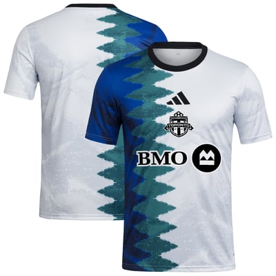 Maillot d'avant-match Toronto FC adidas 2025 Gaming AEROREADY - Blanc