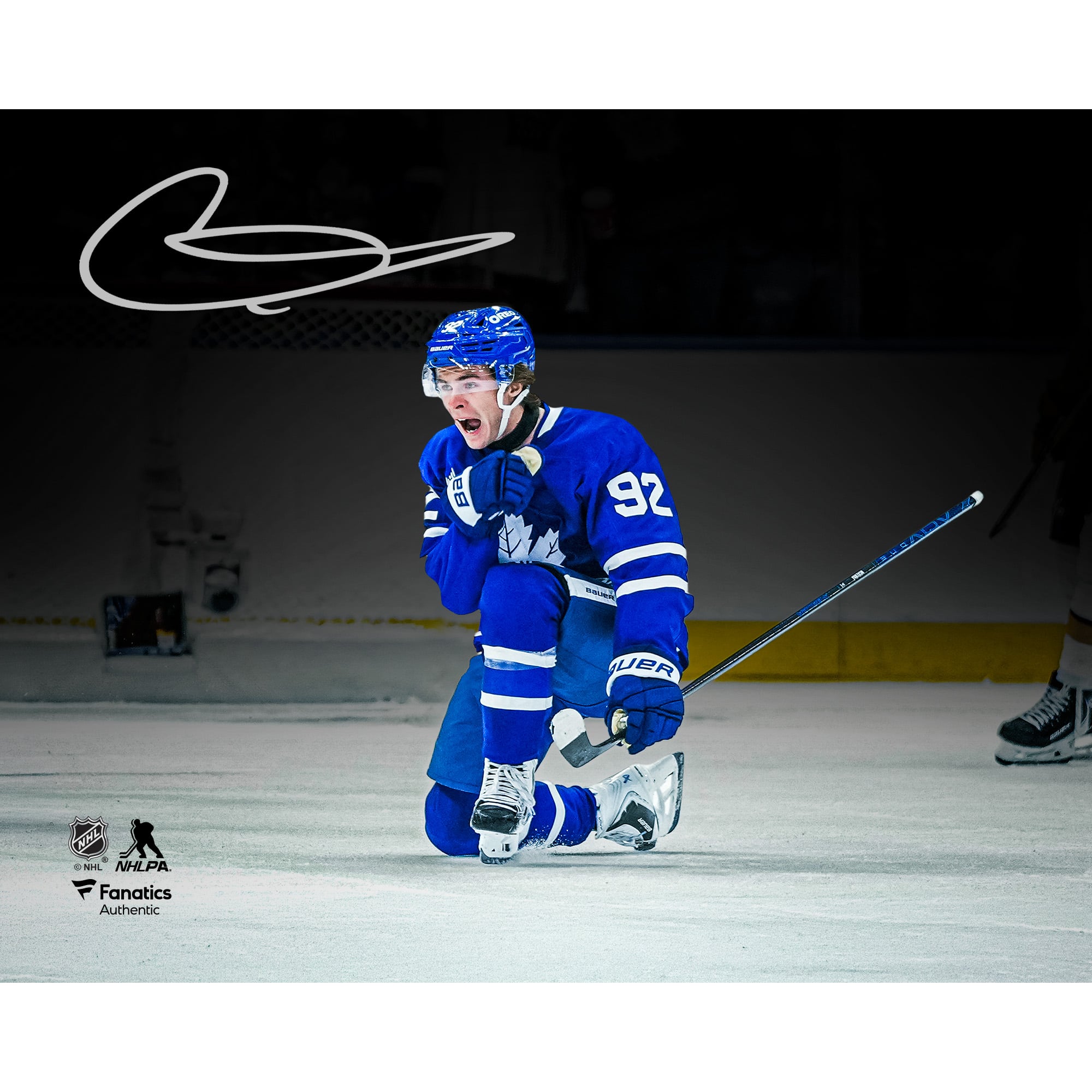 Photo autographiée de Gavin McKenna, des Maple Leafs de Toronto