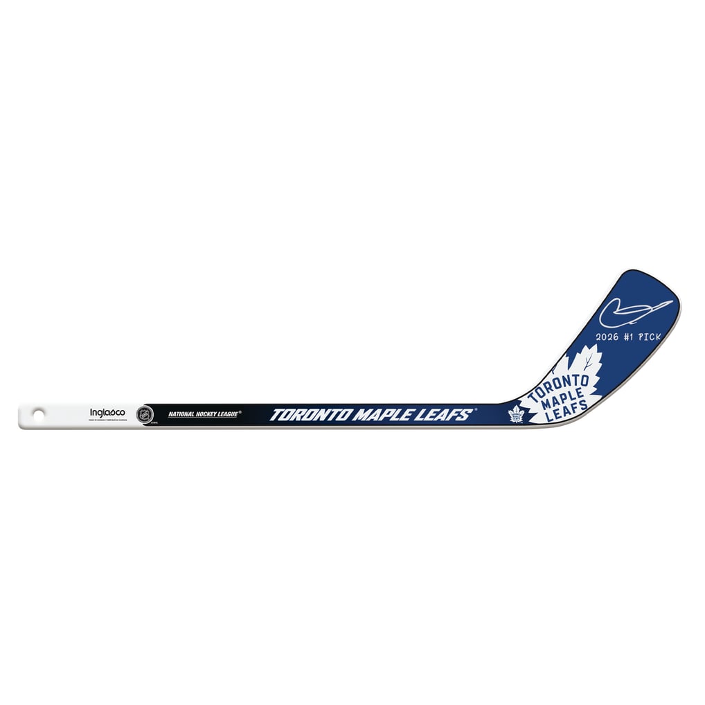 Gavin McKenna Toronto Maple Leafs Autographed Mini Wood Stick with ...