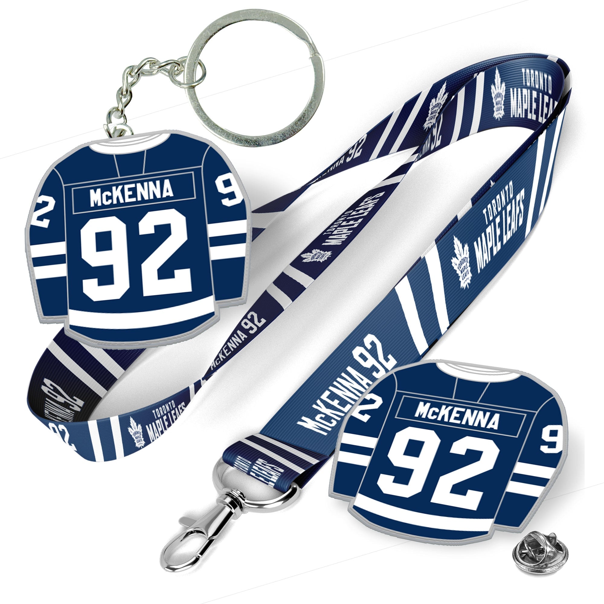Toronto Maple Leafs Gavin McKenna Fan Pack Combo Pin, Keychain ...