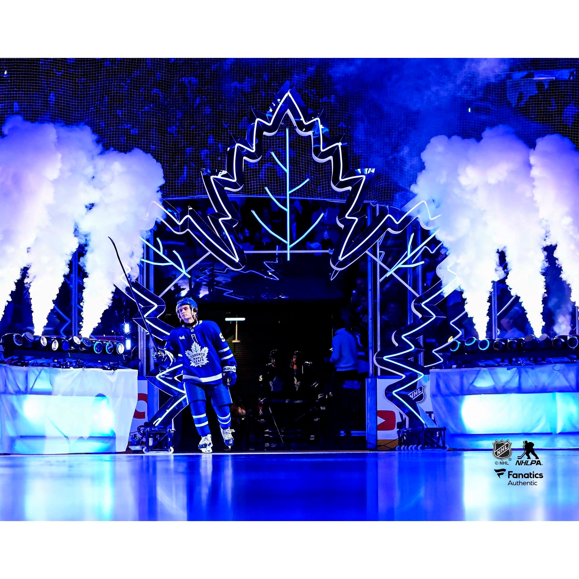 Photo non signée de Gavin McKenna, des Maple Leafs Toronto, lors ses débuts en LNH