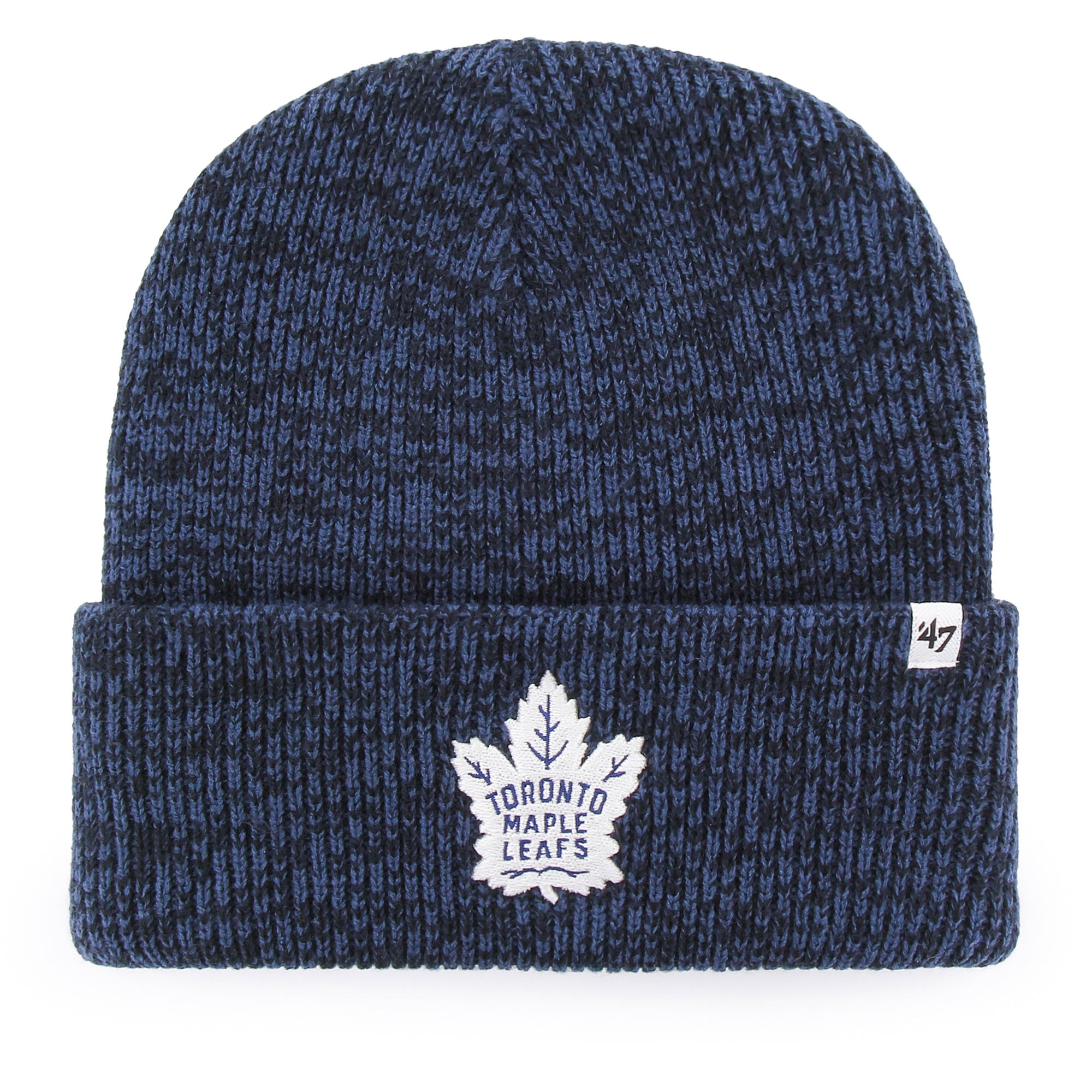 Bonnet en tricot à revers Brain Freeze des Maple Leafs de Toronto '47 bleu marine pour homme