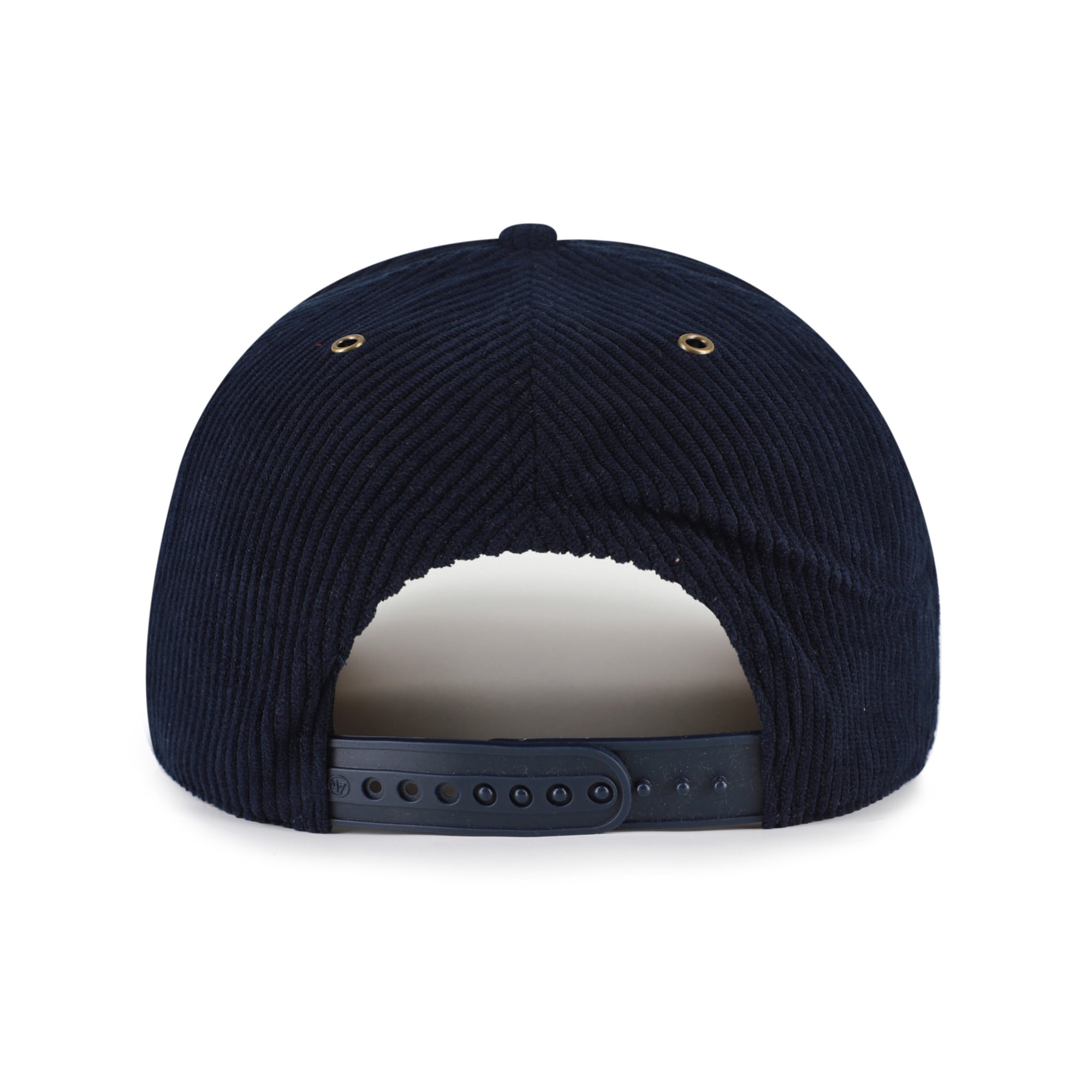 Casquette de hockey pour homme, modèle 47, bleu marine, Toronto Maple Leafs, en velours côtelé avec boucle ajustable.