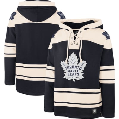 Toronto Maple Leafs '47 Superior Lacer Pullover Hoodie - Navy