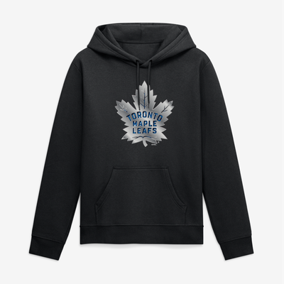 Toronto Maple Leafs Big & Tall Metallic Mascot Hoodie - Black