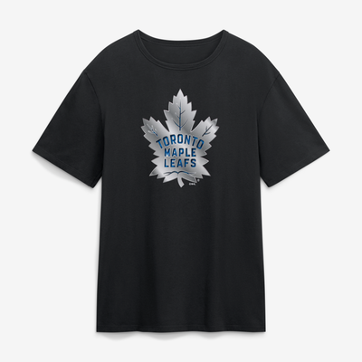 Toronto Maple Leafs  Metallic Mascot T-Shirt - Black
