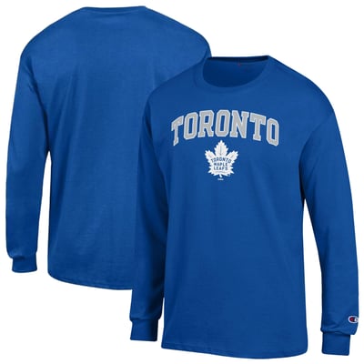  Toronto Maple Leafs Champion Jersey Long-Sleeve T-Shirt - Blue