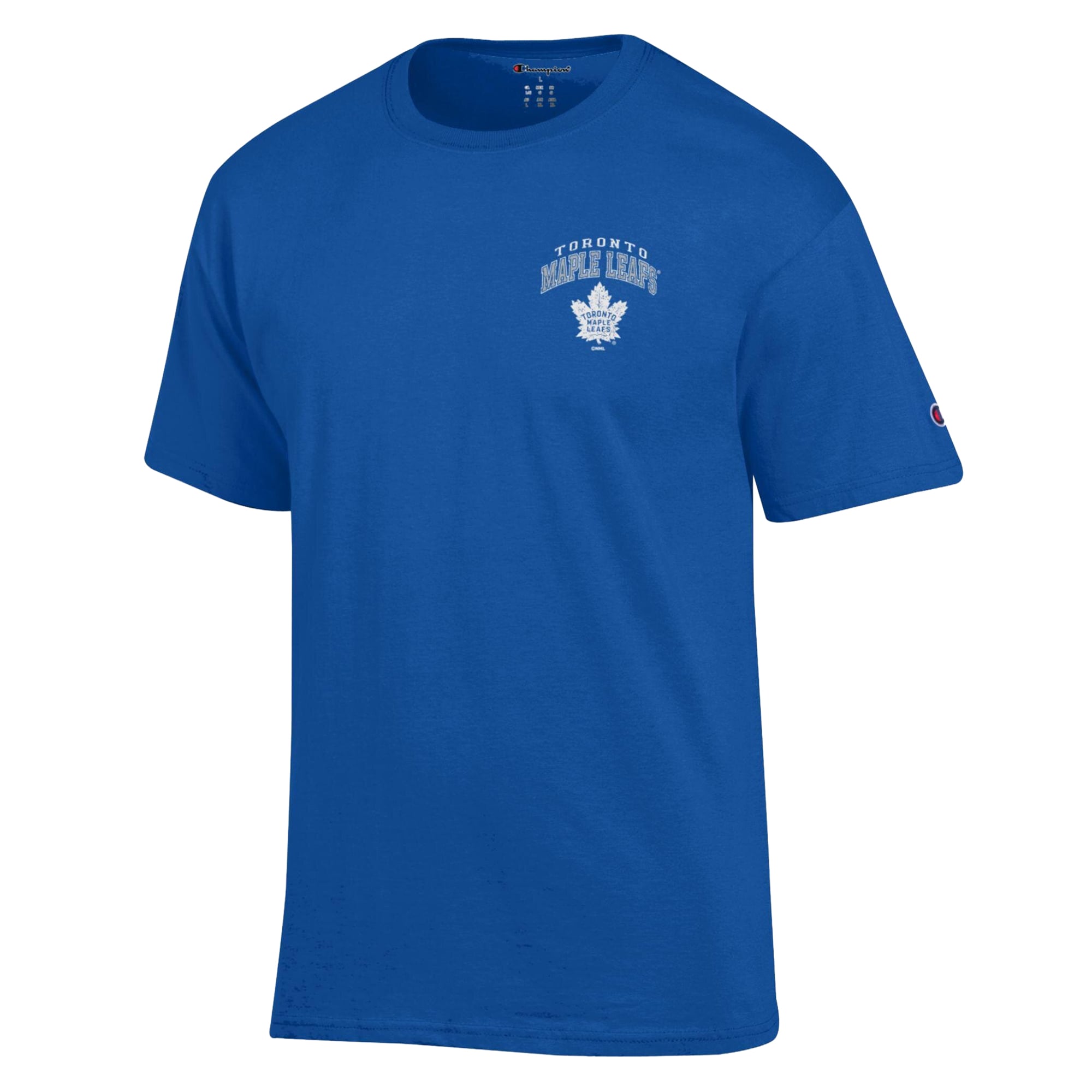 Men's Champion  Blue Toronto Maple Leafs Stick With It Jersey T-Shirt