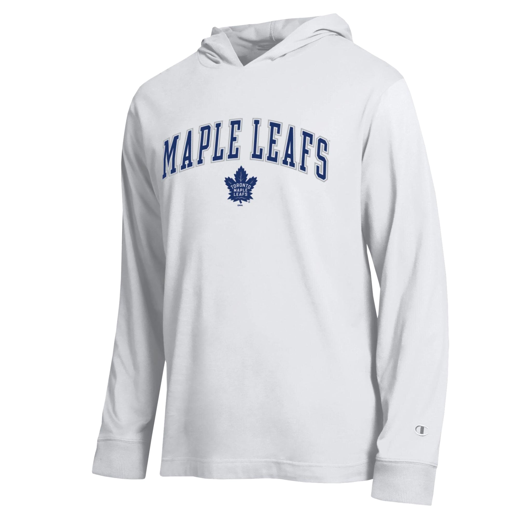 T-shirt à manches longues et capuche léger Champion blanc Toronto Maple Leafs All-Star pour homme