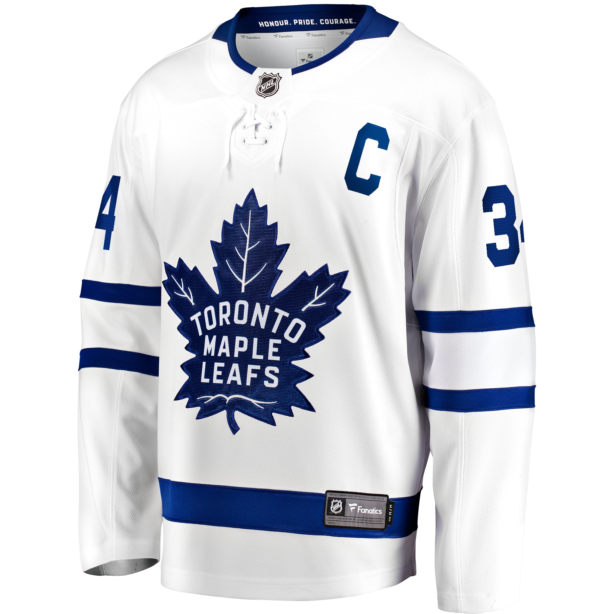 Maillot de joueur première division des Maple Leafs Toronto « C » Fanatics Auston Matthews pour hommes