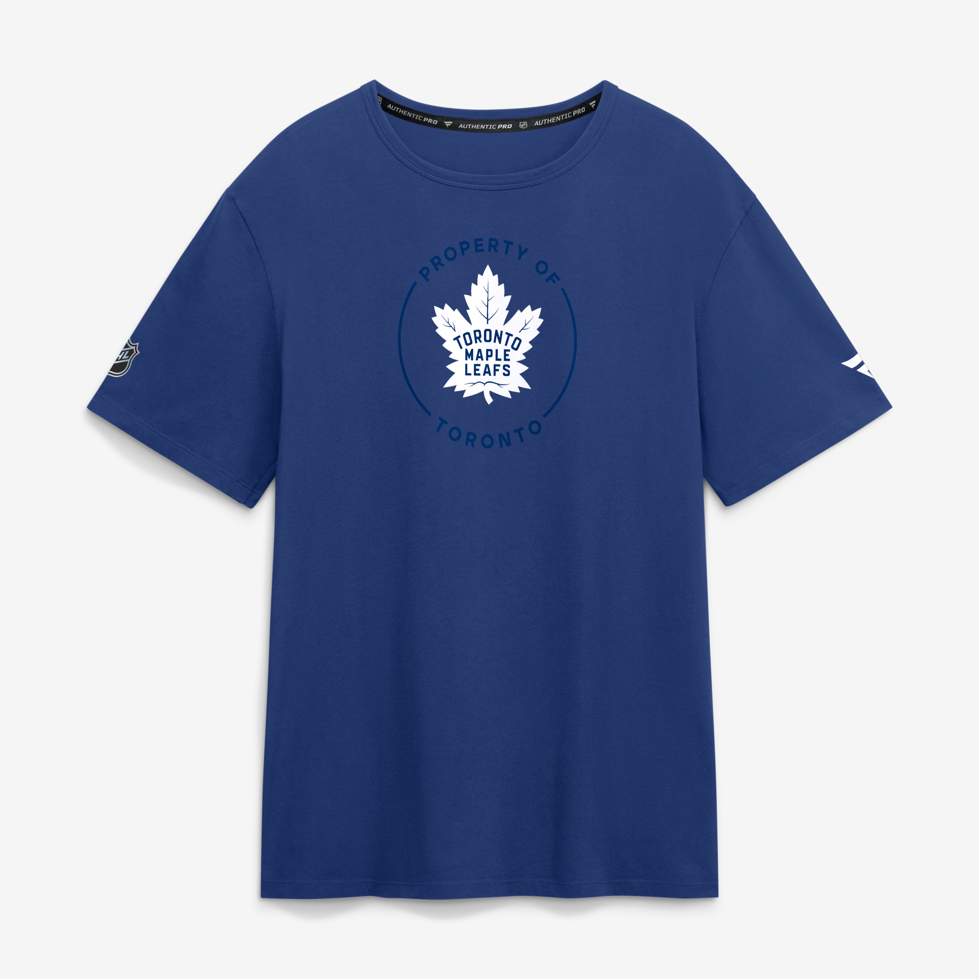 T-shirt authentique Fanatics bleu Toronto Maple Leafs pour homme