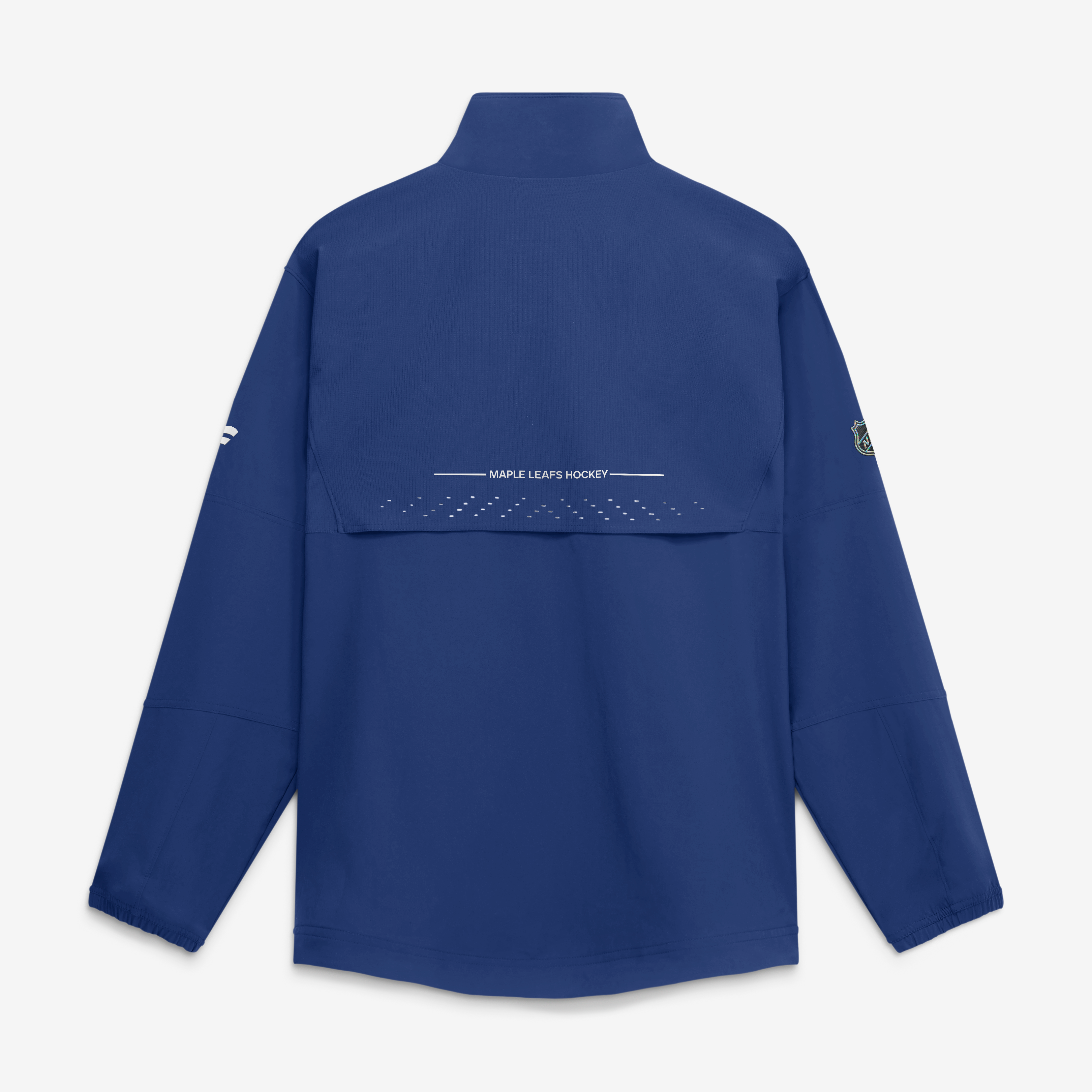 Veste d'entraîneur authentique Pro Rink des Maple Leafs de Toronto, bleue, Fanatics, pour homme